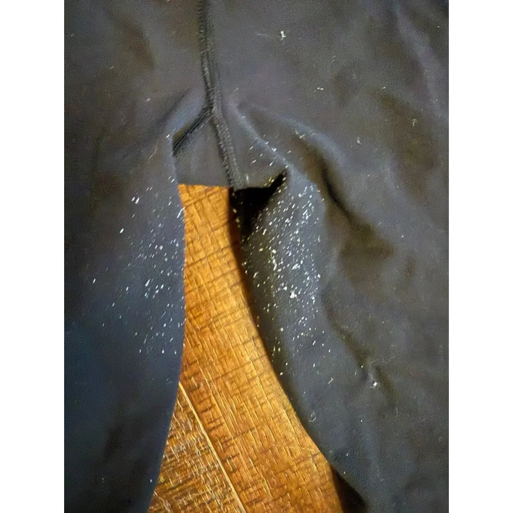 Women's Lululemon Pants Black Pink Size 12 purple waistband flare - Picture 5 of 5